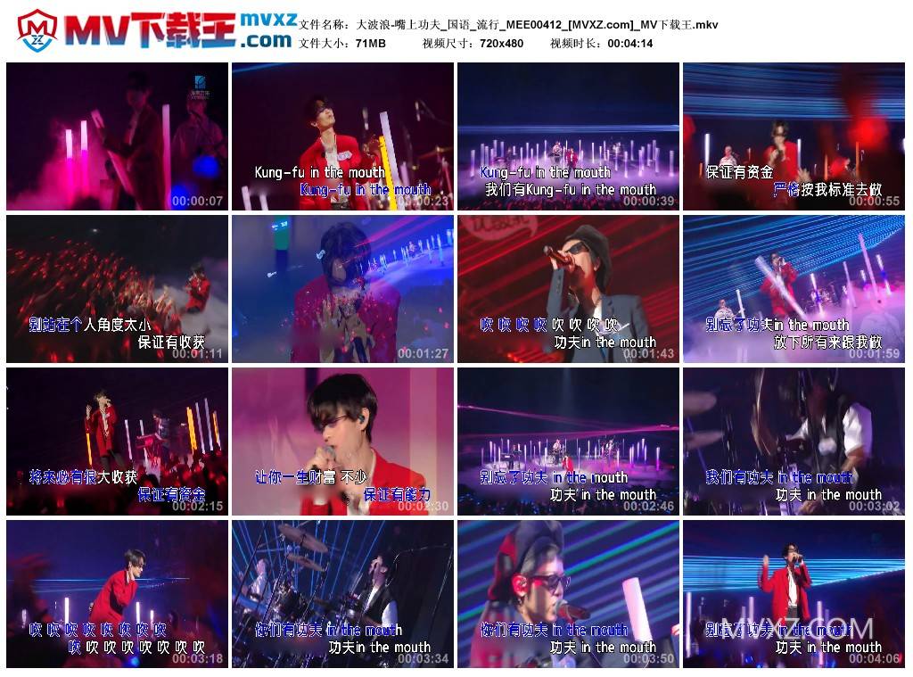 大波浪-嘴上功夫_国语_流行_MEE00412